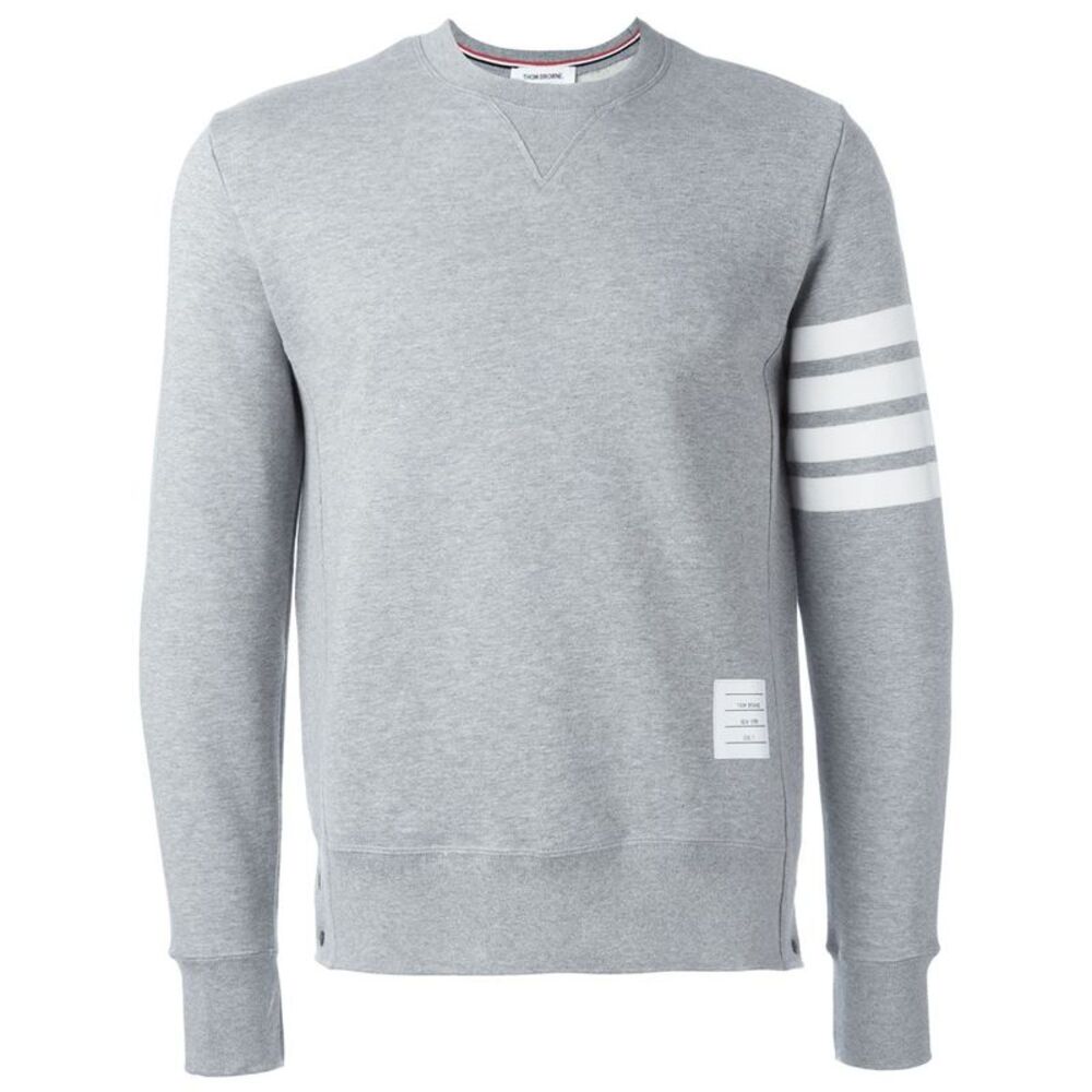 Thom Browne Men Cotton Crewneck Sweatshirt